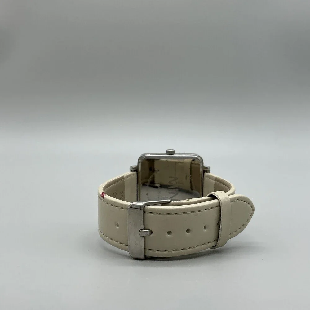 MINI MN051 Womens Watch 37mm Food Dial Square 3D Miniature Leather New Battery